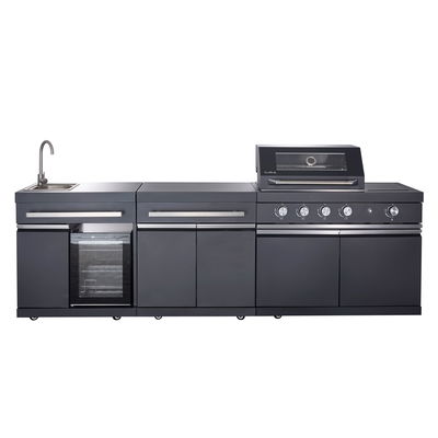 Buschbeck Outdoorküche 'Kingrange', schwarz Buschbeck Outdoorküche 'Kingrange', schwarz