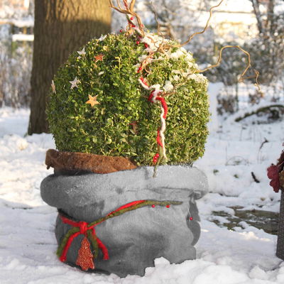 Winterschutzmatte Jute-Filz, grau, ca. 50 x 150 cm