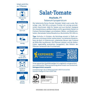 Kiepenkerl Saatgut Salattomate 'Atyliade®', rot Kiepenkerl Saatgut Salattomate 'Atyliade®', rot