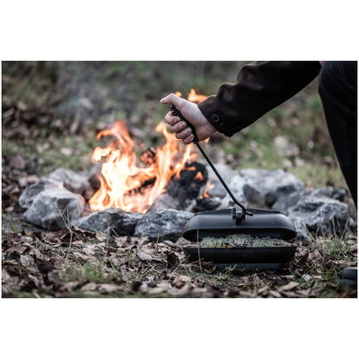 Deckelheber für Feuertopf, grau, Edelstahl, ca. B 4,2 x H 35 x T 10,7 cm Deckelheber für Feuertopf, grau, Edelstahl, ca. B 4,2 x H 35 x T 10,7 cm