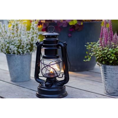 Sturmlaterne 'Baby Special 276', mattschwarz, 26,5 x 13,5 x 15 cm Sturmlaterne 'Baby Special 276', mattschwarz, 26,5 x 13,5 x 15 cm