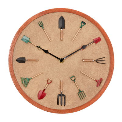 Smartgarden Wanduhr 'Gartenwerkzeug', Ø 30 cm Smartgarden Wanduhr 'Gartenwerkzeug', Ø 30 cm