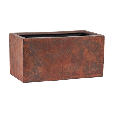 Kölles Beste Pflanzgefäß 'Rectangulae', rost, 100 x 50 x H 50 cm Kölles Beste Pflanzgefäß 'Rectangulae', rost, 100 x 50 x H 50 cm