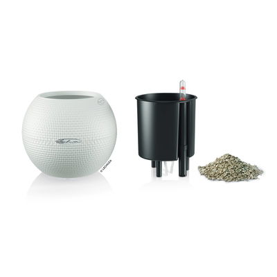 Lechuza 'Puro Color 20', weiß, ca. Ø 20 x H 16 cm