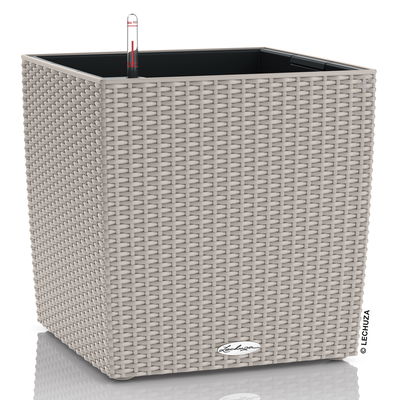 Lechuza 'Cube Cottage 50', sandbraun, ca. 49 x 49 x H 49,5 cm