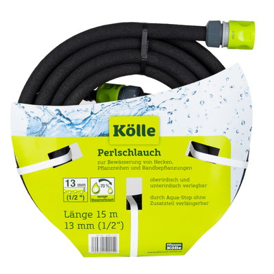 Kölle Perlschlauch schwarz, Ø 13 mm, 15 m lang
