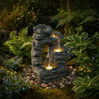 Brunnen, Holzoptik, 37 x 31 x 54 cm Brunnen, Holzoptik, 37 x 31 x 54 cm