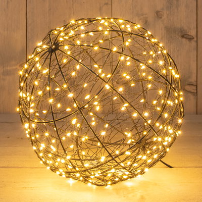 LED Kugel, 300 klassisch warme LEDs, ca. Ø 25 cm LED Kugel, 300 klassisch warme LEDs, ca. Ø 25 cm