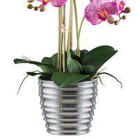 Kunstpflanze Phalaenopsis, pink/silber, Höhe ca. 62 cm