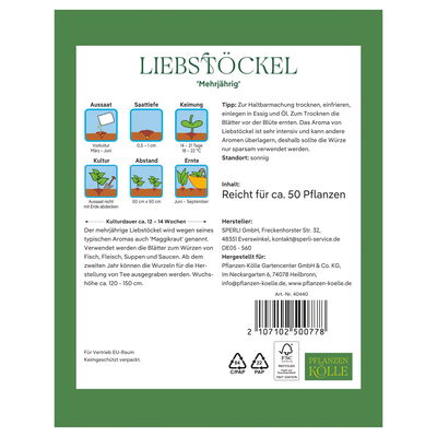 Kölles Beste Kräutersamen, Liebstöckel 'Mehrjährig'