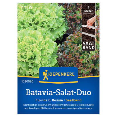 Kiepenkerl Saatband, Batavia-Salat 'Florine & Rossia' Kiepenkerl Saatband, Batavia-Salat 'Florine & Rossia'
