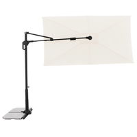 Doppler Pendelschirm 'Active', Green Edition City, natur, ca. 240 x 135 cm