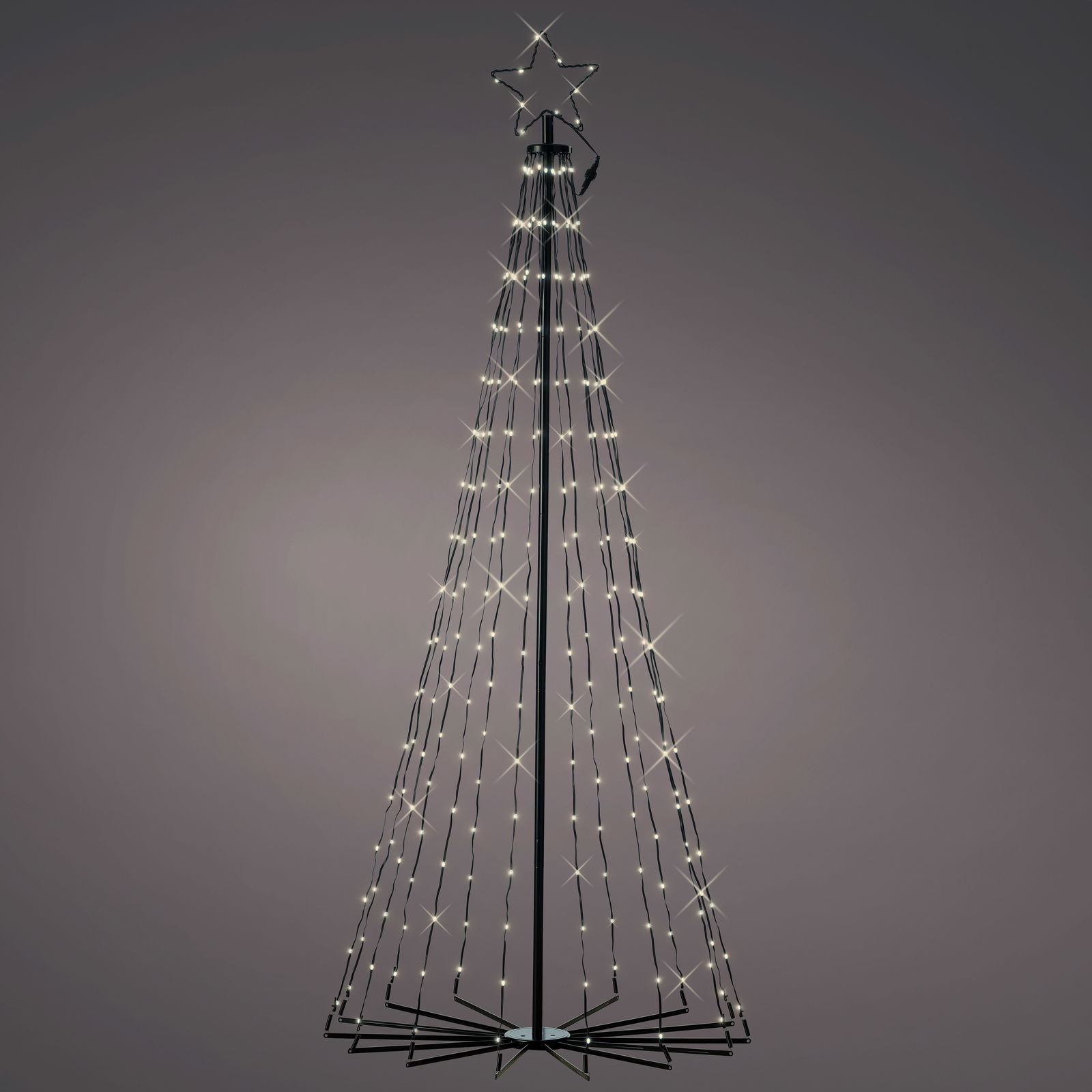 LED Baum, bunt, ca. Ø 80 x H 180 cm