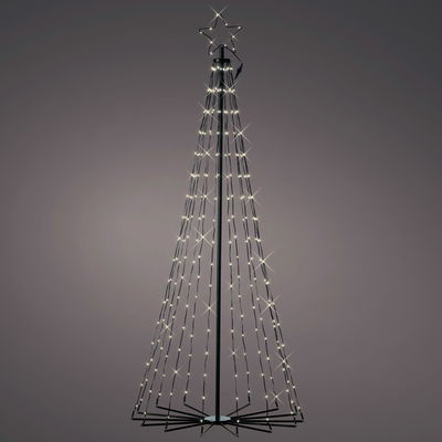 LED Baum, bunt, 265 LEDs, ca. Ø 80 x H 180 cm LED Baum, bunt, 265 LEDs, ca. Ø 80 x H 180 cm