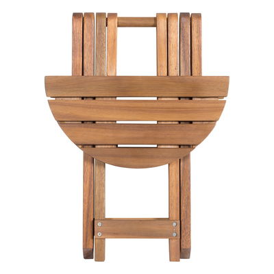 Kölle Hocker 'Moon' klappbar, Ø ca. 40 cm, aus FSC®-Akazienholz