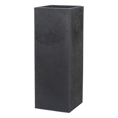 Scheurich Pflanzgefäß 'C-Cube High', Stony Black, ca. 26 x 26 x H 70 cm Scheurich Pflanzgefäß 'C-Cube High', Stony Black, ca. 26 x 26 x H 70 cm