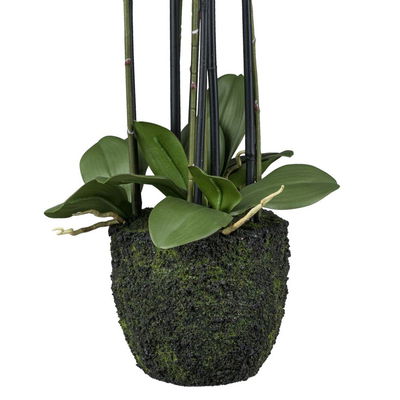 Künstliche Orchidee 'Real Touch', weiß, Höhe ca. 93 cm