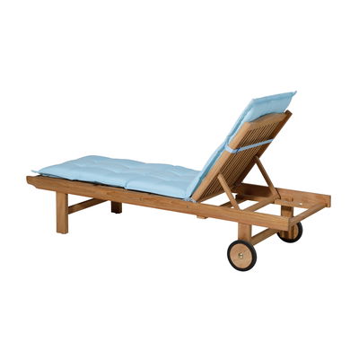 Liegenauflage 'Panama', hellblau, ca. 200 x 60 cm