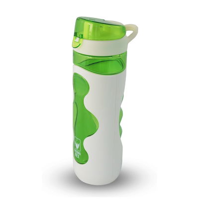 Trinkflasche 'Fresh', grün-weiß, 720 ml