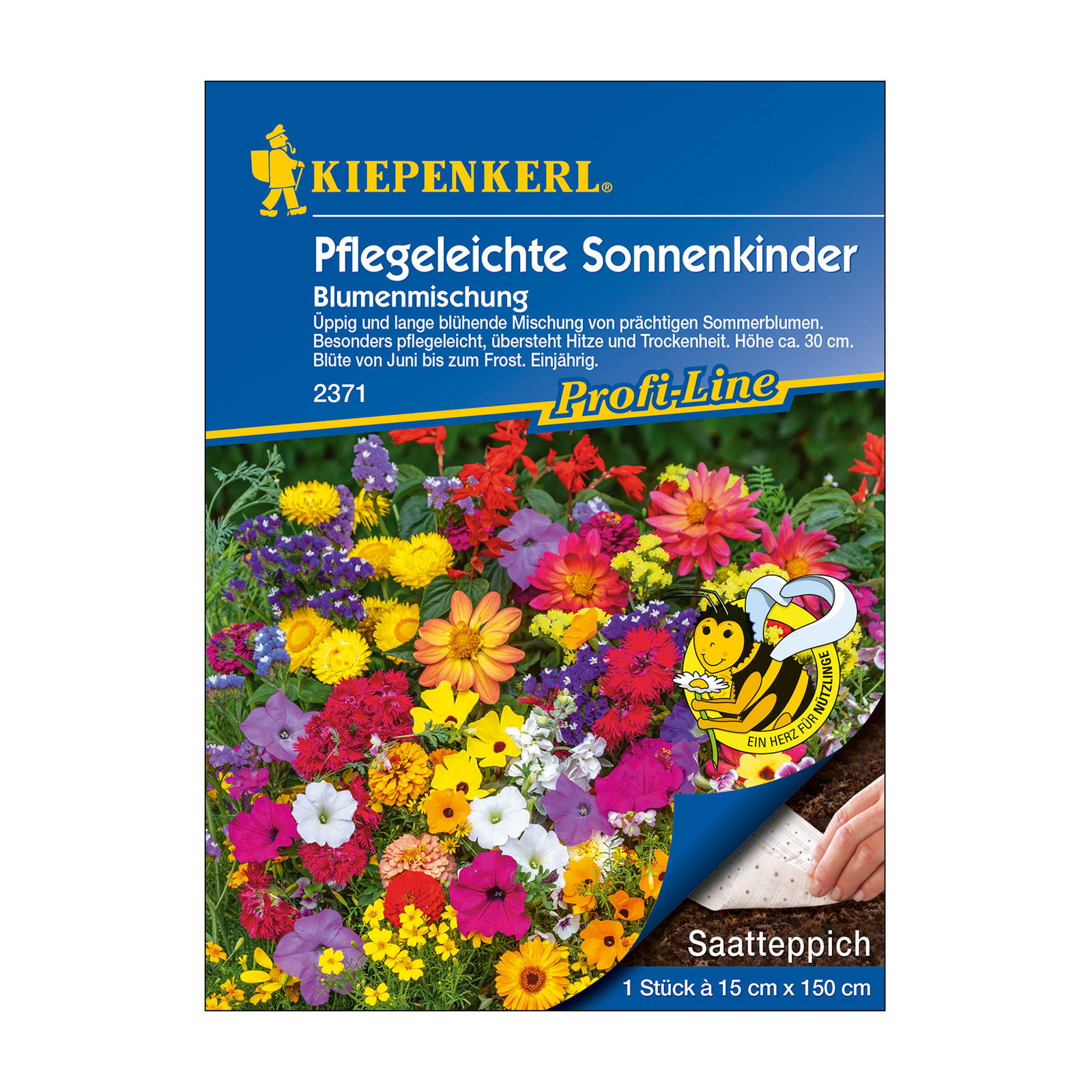 Blumensamen, Saatteppich 'Pflegeleichte Sonnenkinder'