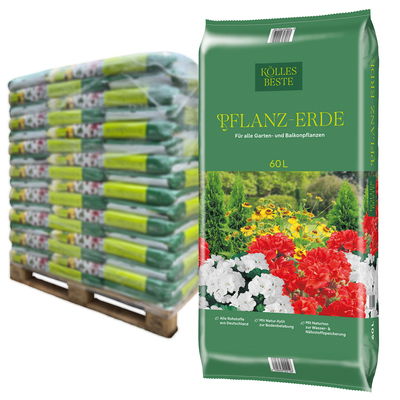 Kölles Beste Pflanzerde, torfreduziert, 36 Sack à 60 l, gesamt 1980 Liter