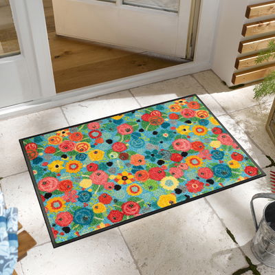 Kleen-Tex Fußmatte 'Flower Power', ca. 75 x 50 cm Kleen-Tex Fußmatte 'Flower Power', ca. 75 x 50 cm