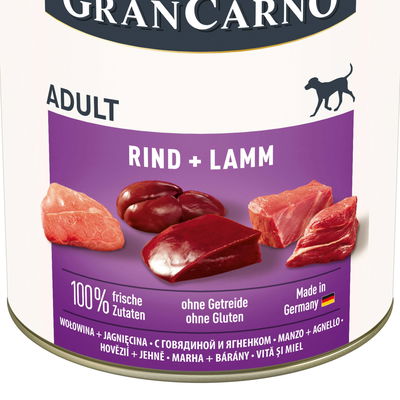 Hundefutter 'Animonda Cran Carno ® Adult', Rind & Lamm