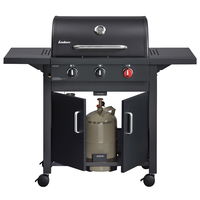Enders Gasgrill Chicago Black 3 Turbo, matt graphit
