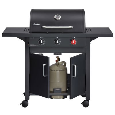 Enders Gasgrill Chicago Black 3 Turbo, matt graphit
