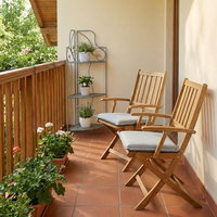 Klappsessel 'Nancy', FSC-zertifiziertes Akazienholz, 90 x 54,5 x 59,5 cm