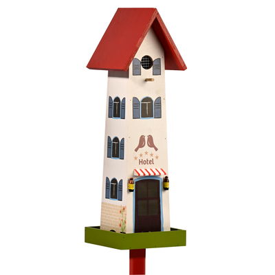 Futterhaus 'Hotel' inkl. Ständer, Höhe ca. 211 cm