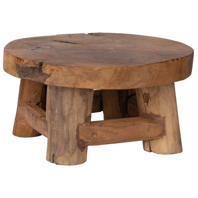 Pflanzhocker S, teak, ca. Ø 30 x H 15 cm Pflanzhocker S, teak, ca. Ø 30 x H 15 cm