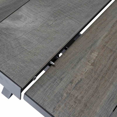 Ausziehtisch Sincro, Keramik mit Aluminium, Maße ca. 200/260x100 cm