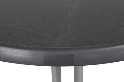 Gartentisch mit Boulevard-Gestell, graphit, Ø ca. 86 cm x Höhe 72 cm Gartentisch mit Boulevard-Gestell, graphit, Ø ca. 86 cm x Höhe 72 cm