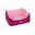 Nobby Komfort Bett eckig 'Arusha', pink, ca. 45 x 40 x 18 cm