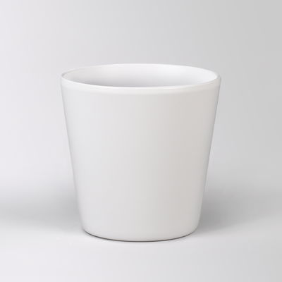 Übertopf 'Dallas Esprit', weiß matt, ca. Ø 19 x H 18 cm