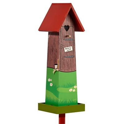 Futterhaus 'Besetzt' inkl. Ständer, Höhe ca. 210 cm Futterhaus 'Besetzt' inkl. Ständer, Höhe ca. 210 cm