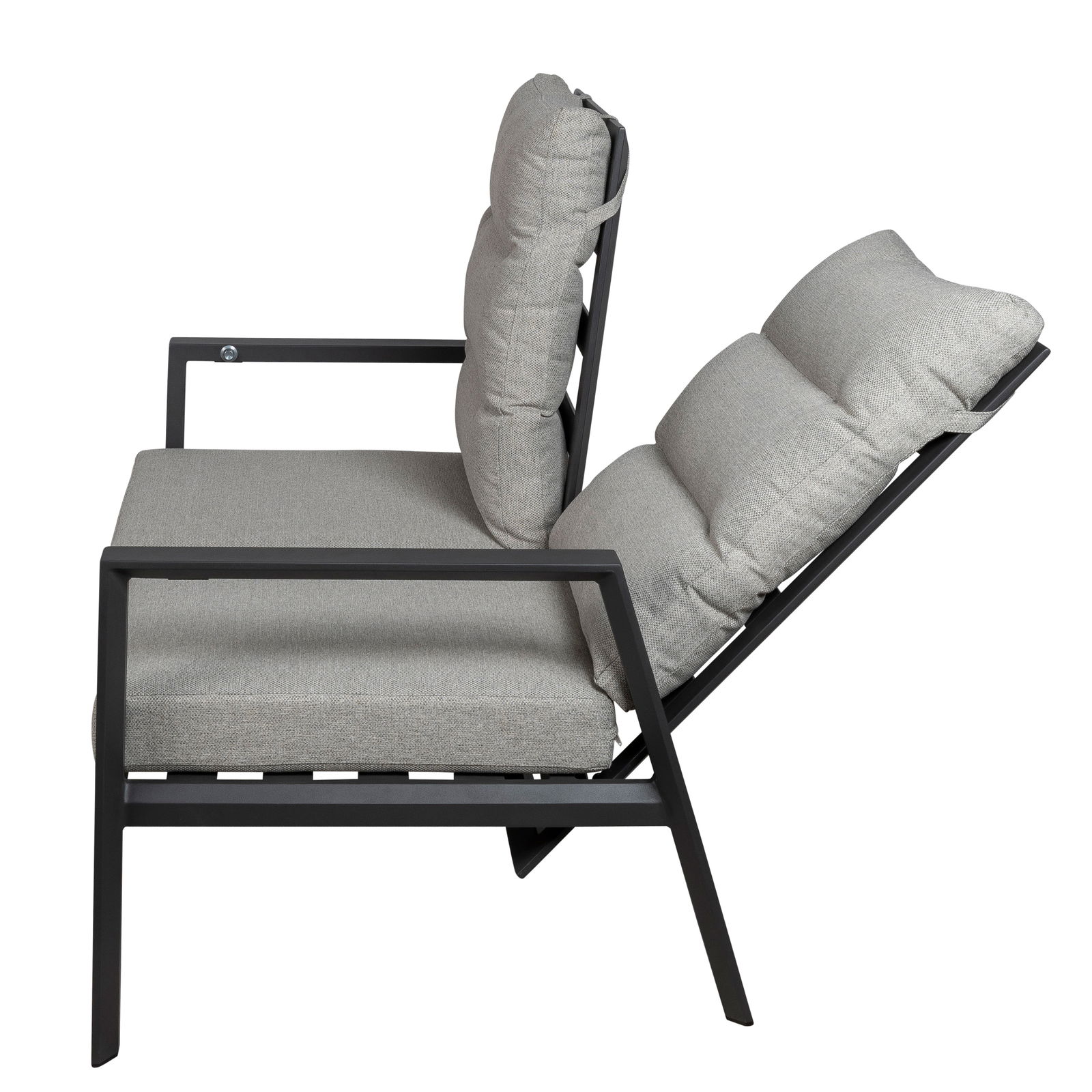 Kölle Loungesofa 'Kreta' inkl. Auflagen, 2-Sitzer, grau