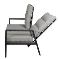 Kölle Loungesofa 'Kreta' inkl. Auflagen, 2-Sitzer, grau