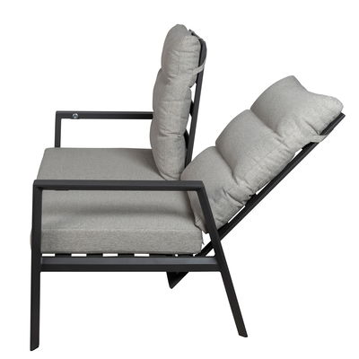 Kölle Loungesofa 'Kreta' inkl. Auflagen, 2-Sitzer, grau