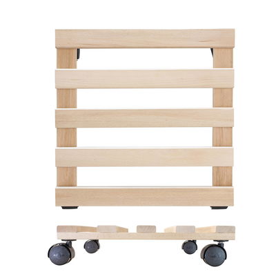 Pflanzenroller Paletti Buche, mit 4 Doppelrollen in schwarz, ca. 35x35 cm Pflanzenroller Paletti Buche, mit 4 Doppelrollen in schwarz, ca. 35x35 cm