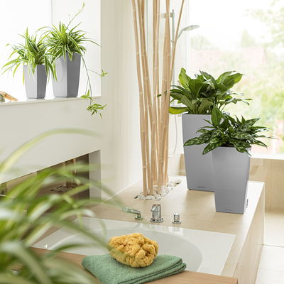 Lechuza 'Cubico 22', silber, ca. 22 x 22 x H 41 cm Lechuza 'Cubico 22', silber, ca. 22 x 22 x H 41 cm