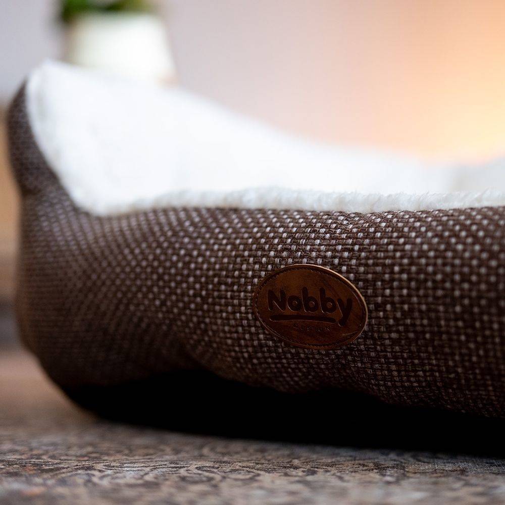 Nobby Komfortbett 'Alba', braun, ca. 55 x 50 x 21 cm Nobby Komfortbett 'Alba', braun, ca. 55 x 50 x 21 cm