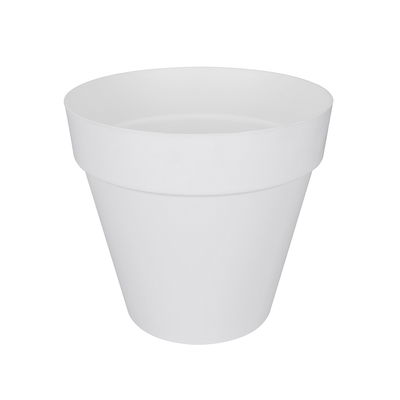 Elho Pflanzgefäß 'Loft Urban round 20', weiß, ca. Ø 19,6 x H 17,7 cm
