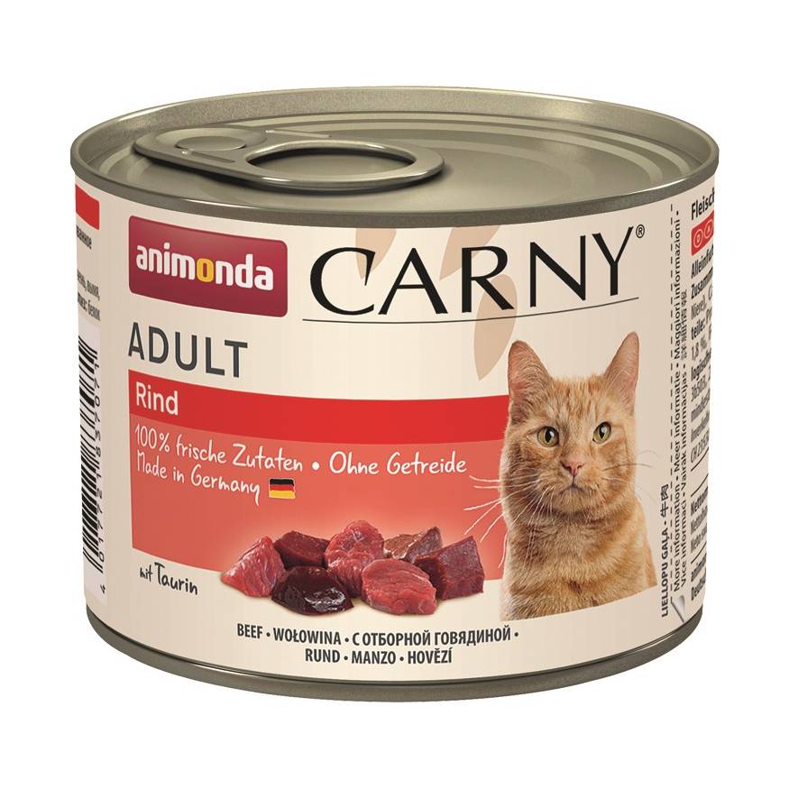 Animonda Cat, Carny Adult Rind PUR, 200 g Dose