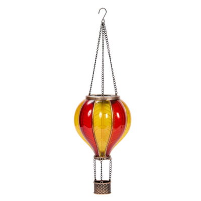 Smartsolar Leuchte 'Heißluftballon Flammeneffekt', Ø 13,7 x H 45 cm