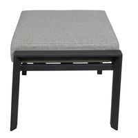 Kölle Loungehocker 'Creta' inkl. Kissen, grau