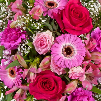 Blumenstrauß 'Du bist wundervoll', handgebunden Blumenstrauß 'Du bist wundervoll', handgebunden