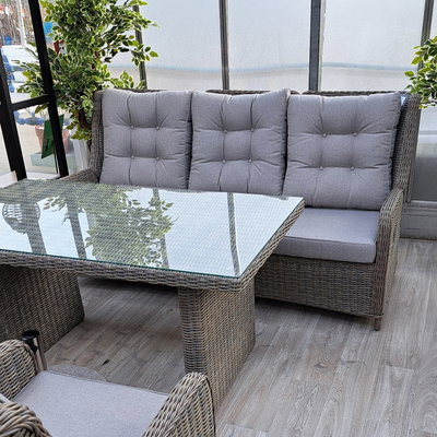 Kölle Gartenmöbel Set 'Heidelberg' inkl. Auflagen, 4-teilig Kölle Gartenmöbel Set 'Heidelberg' inkl. Auflagen, 4-teilig