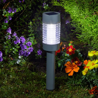 Solar Leuchte 'Martini' 365, dunkelgrau, ca. Ø 41 x 6 cm